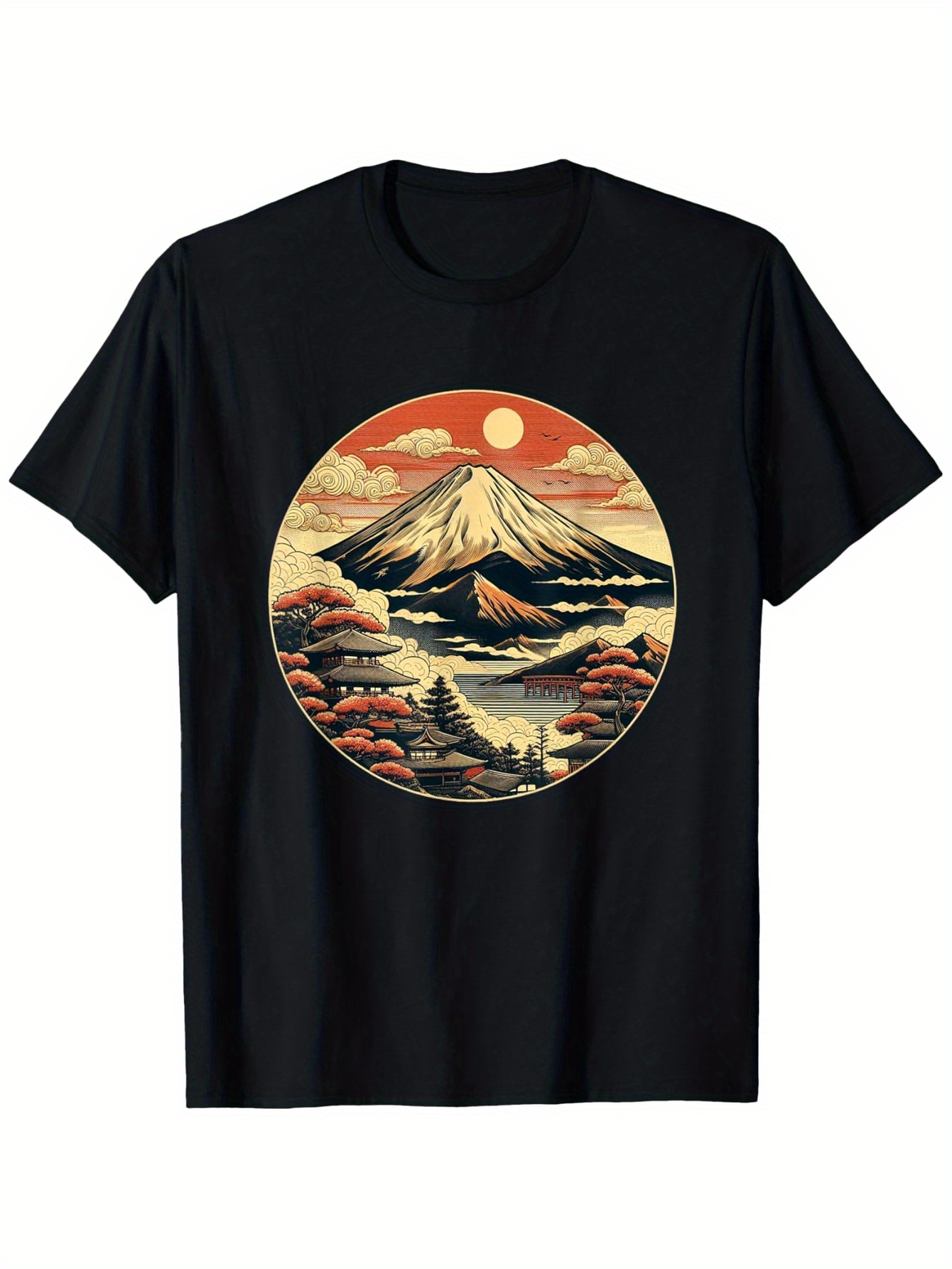 Vintage Fashion Illustrations - Camiseta Vintage Negra para Hombre con