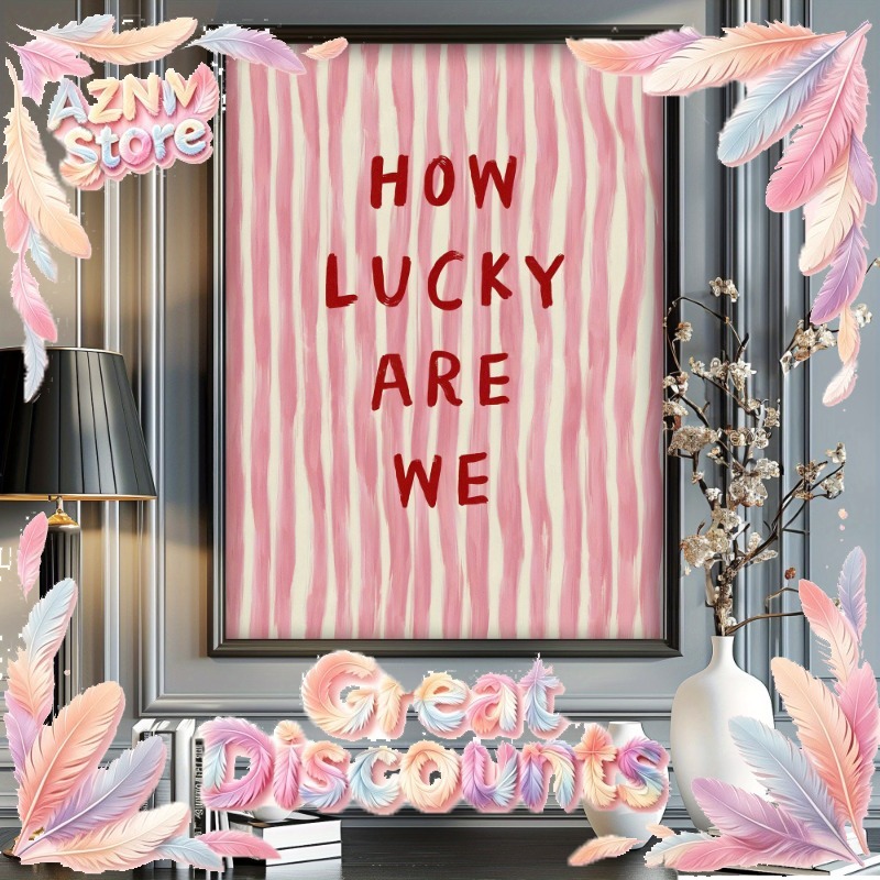 Vintage Fashion Prints For Wall - Póster de Lona 2026 How Lucky