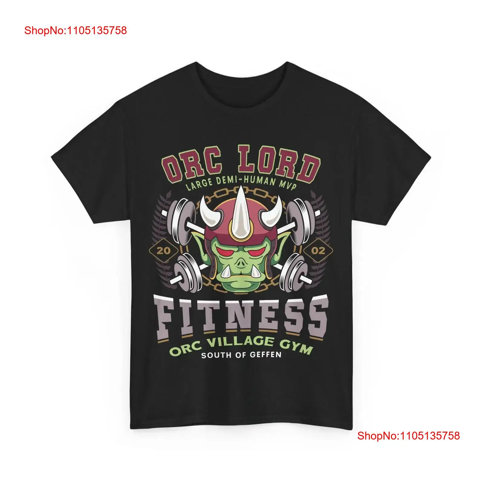 Vintage Fashion Video - Geffen Orc Village Fitness camiseta Ragnarok