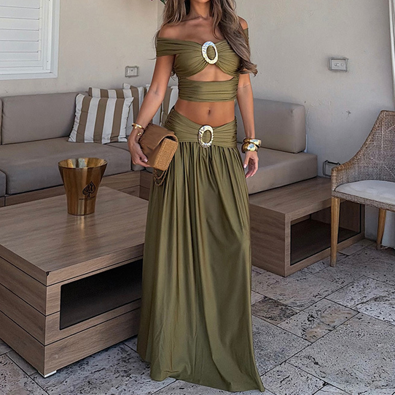 Vintage Fashion Expo - Nuevo Conjunto Elegante de 2 Piezas: