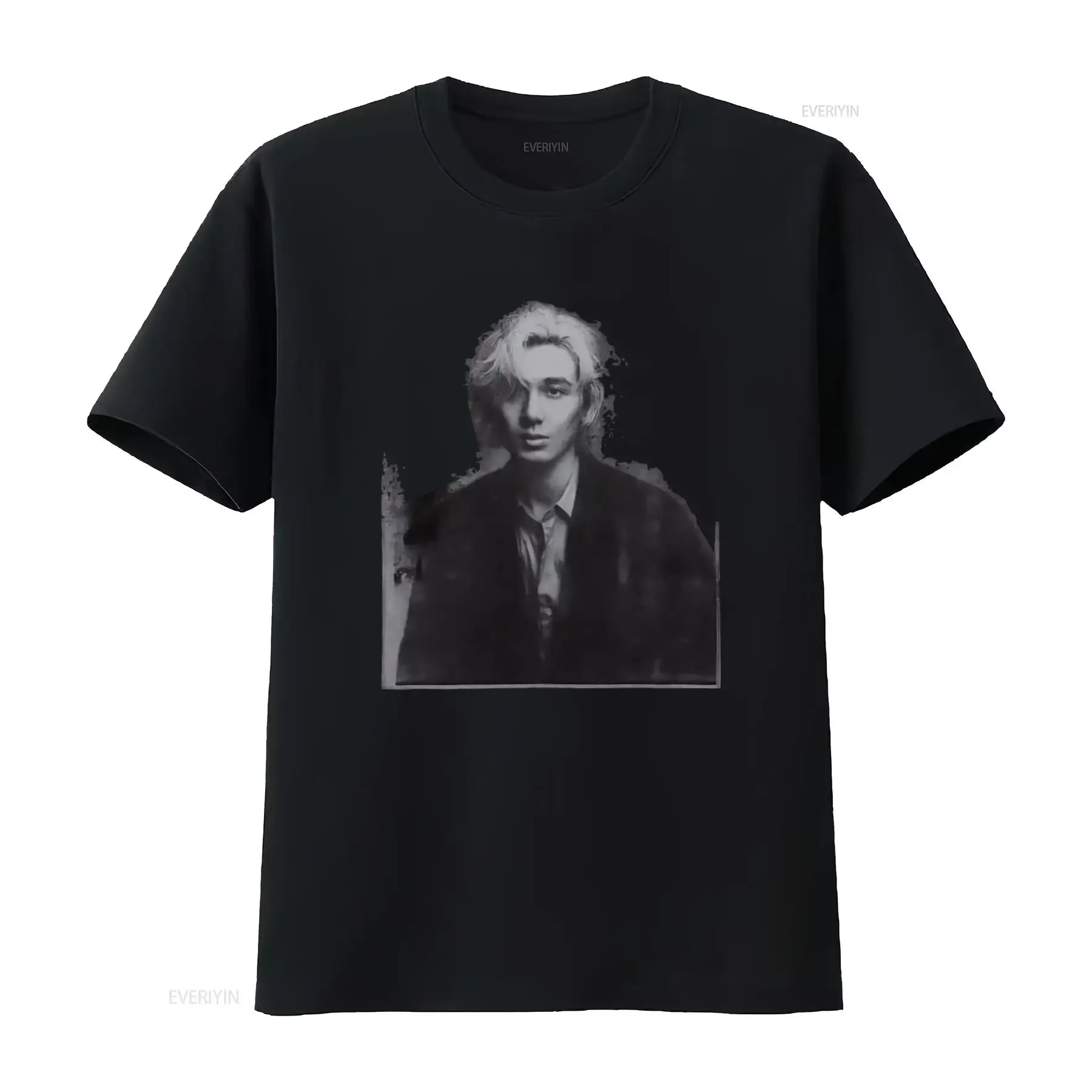 Vintage Fashion News - Camiseta de Algodón Negra Fujii Kaze