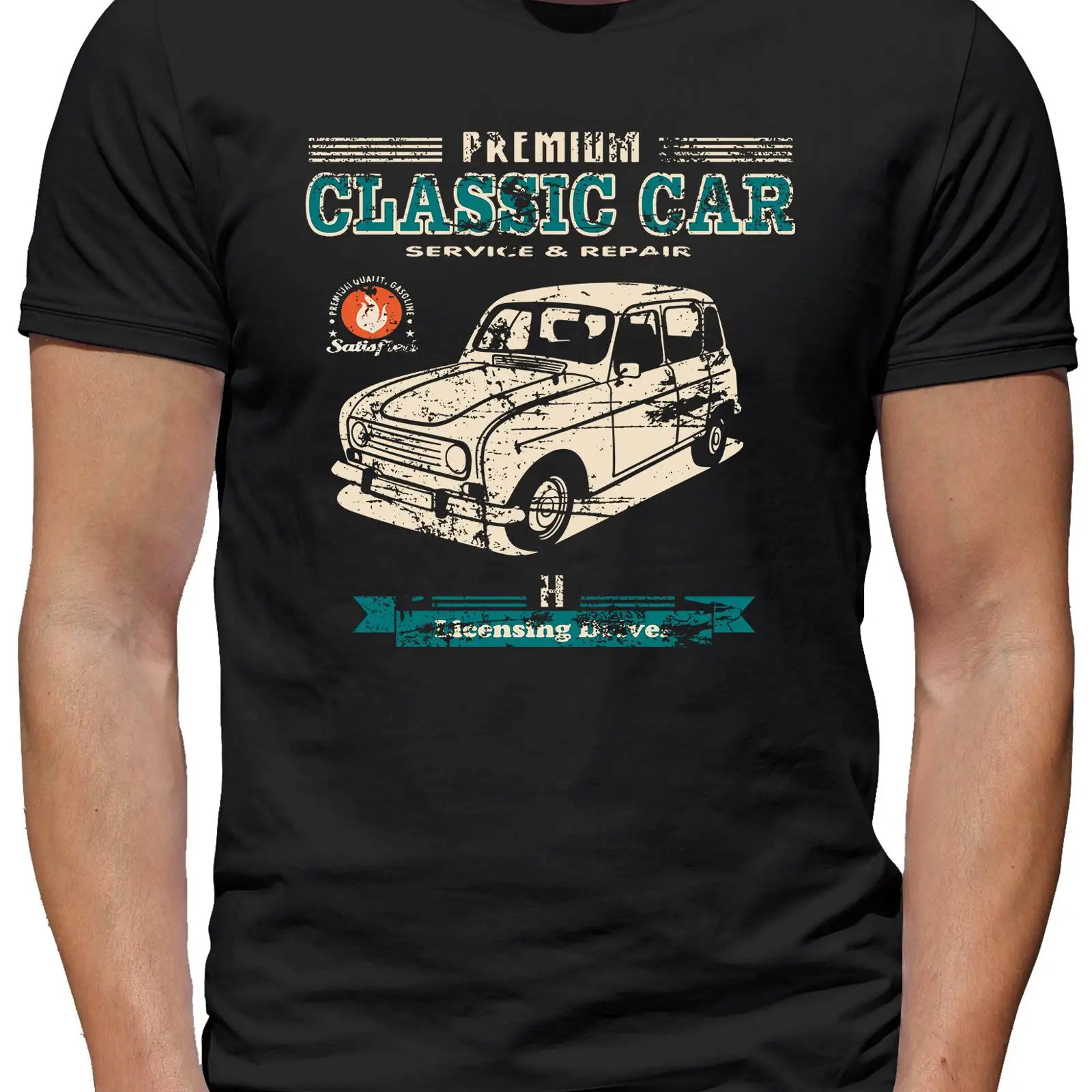 Vintage Fashion Herren - Camiseta T Shirt People R4 para