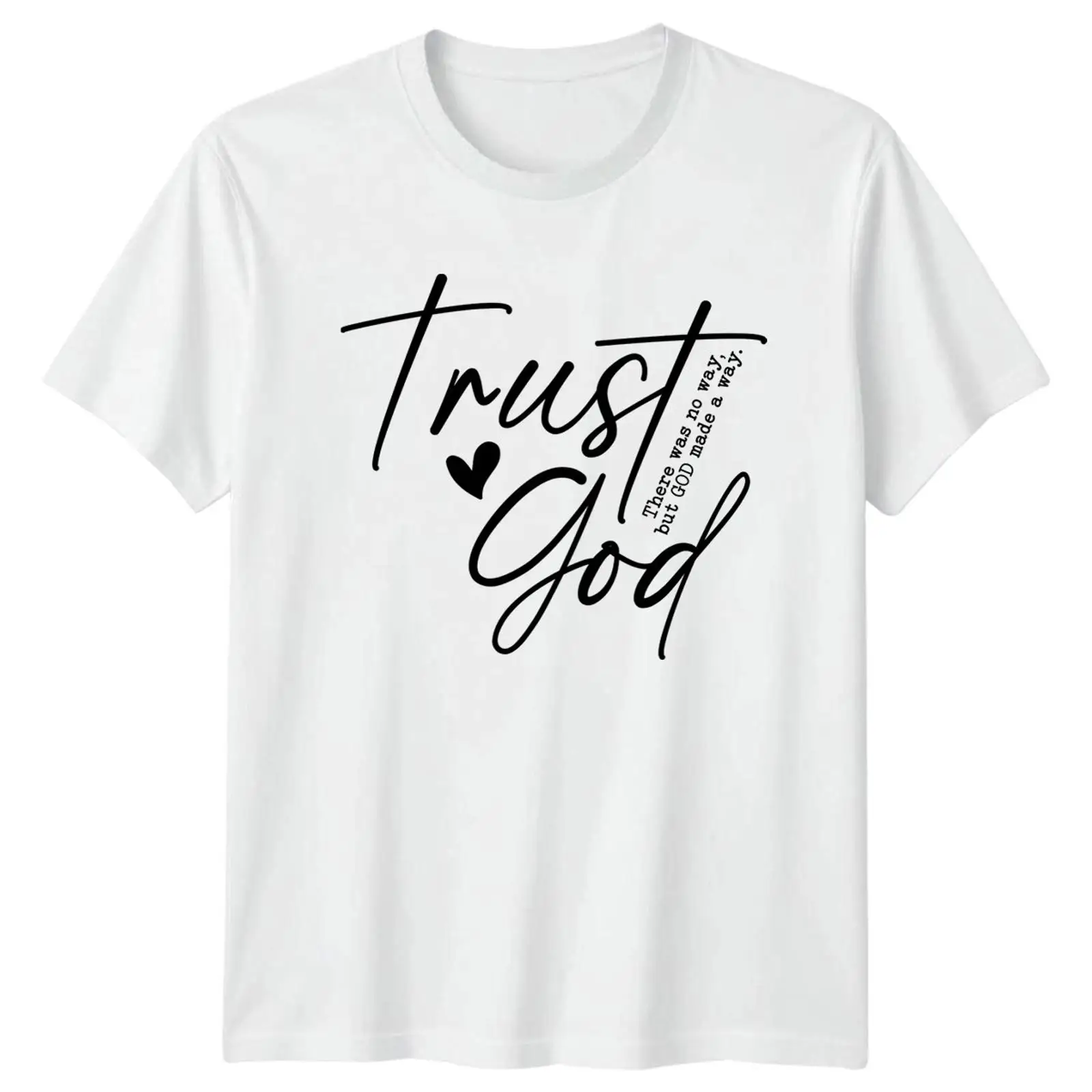 Vintage Fashion Herren - Camiseta con estampado gráfico de confianza