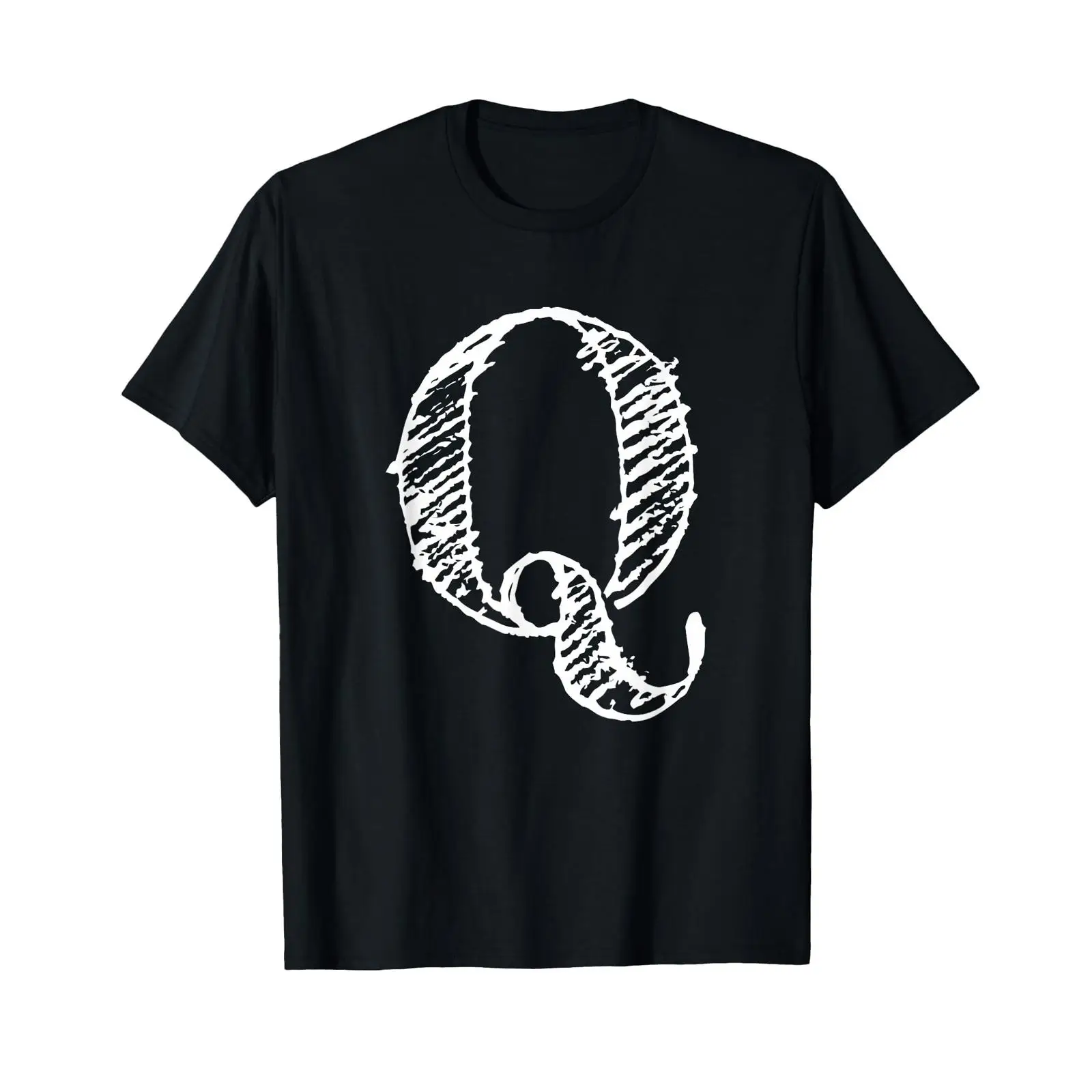 Vintage Fashion Font - Camiseta con Letra Q en Negrita,