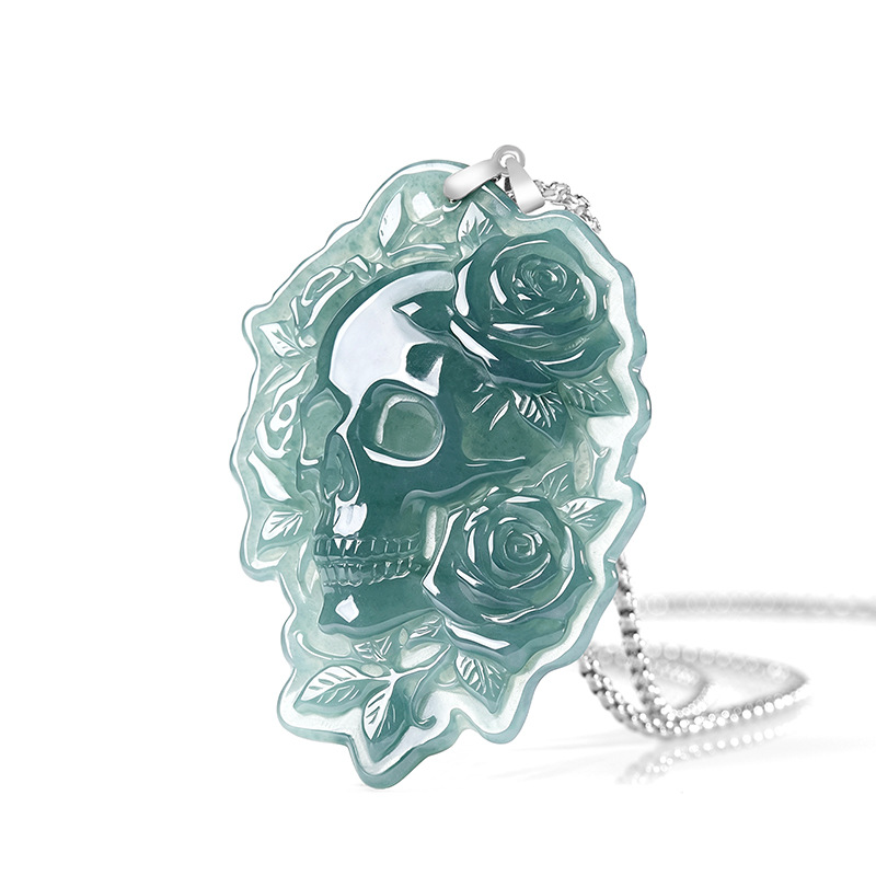 Vintage Fashion For Women - Collar con Colgante de Calavera de