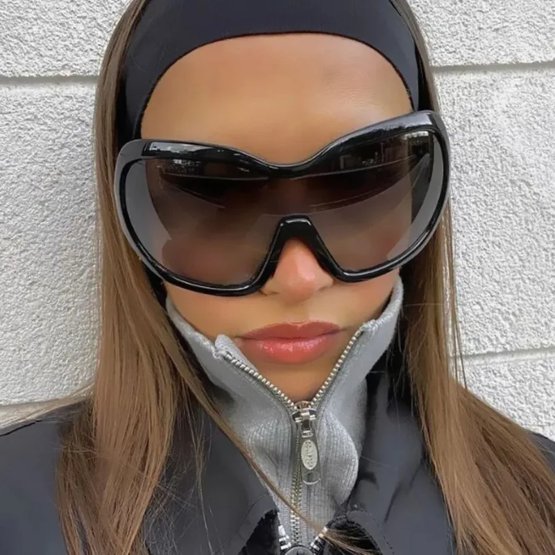 Vintage Fashion Pieces - Gafas de sol de gran tamaño,