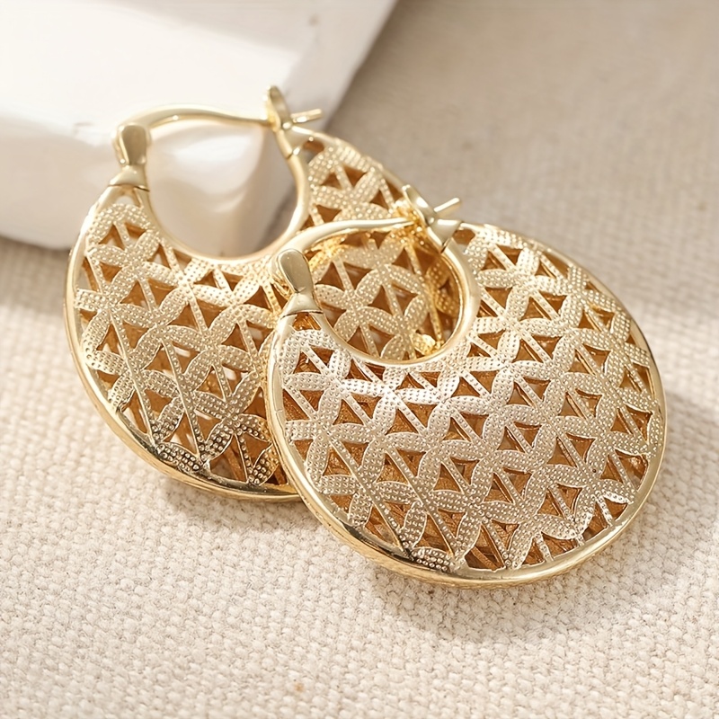 Pendientes de aro redondos con - Vintage Fashion Illustrations reseña y precio
