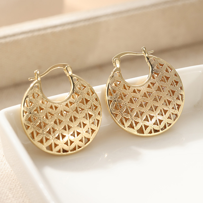 Pendientes de aro redondos con - Vintage Fashion Illustrations reseña y precio