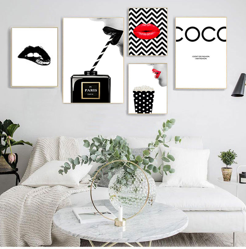 Pósteres impresos, pintura en  - Vintage Fashion Prints For Wall reseña y precio