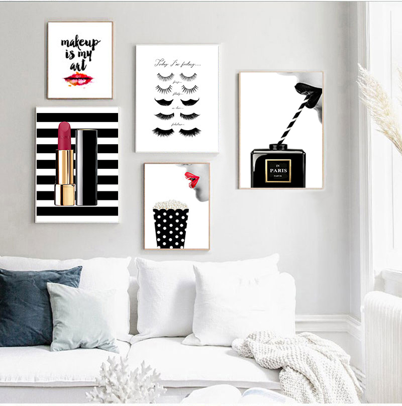 Pósteres impresos, pintura en  - Vintage Fashion Prints For Wall reseña y precio
