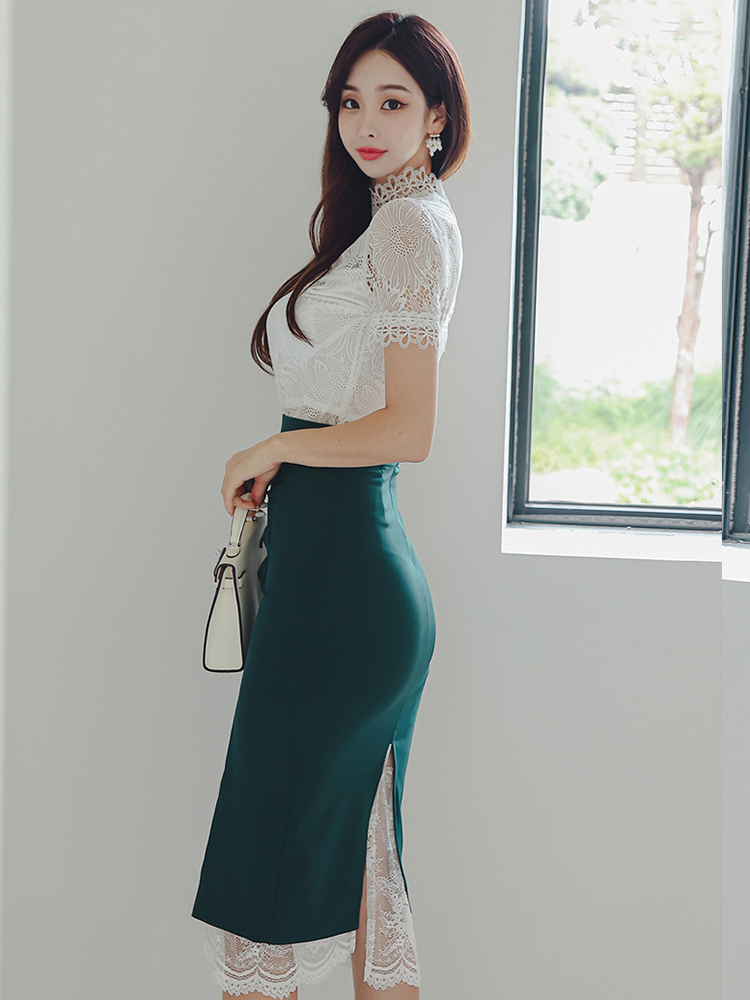 Conjunto de 2 piezas de encaje - Vintage Fashion Pieces reseña y precio
