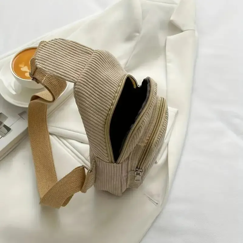 Bolso cruzado de pana Vintage, - Vintage Fashion Boutique reseña y precio