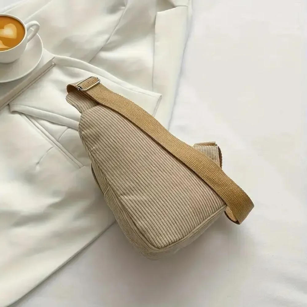 Bolso cruzado de pana Vintage, - Vintage Fashion Boutique reseña y precio