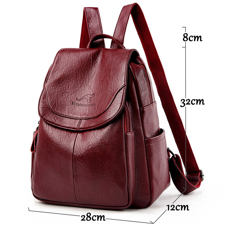Mochila Vintage de Cuero Suave - Vintage Fashion Boutique reseña y precio