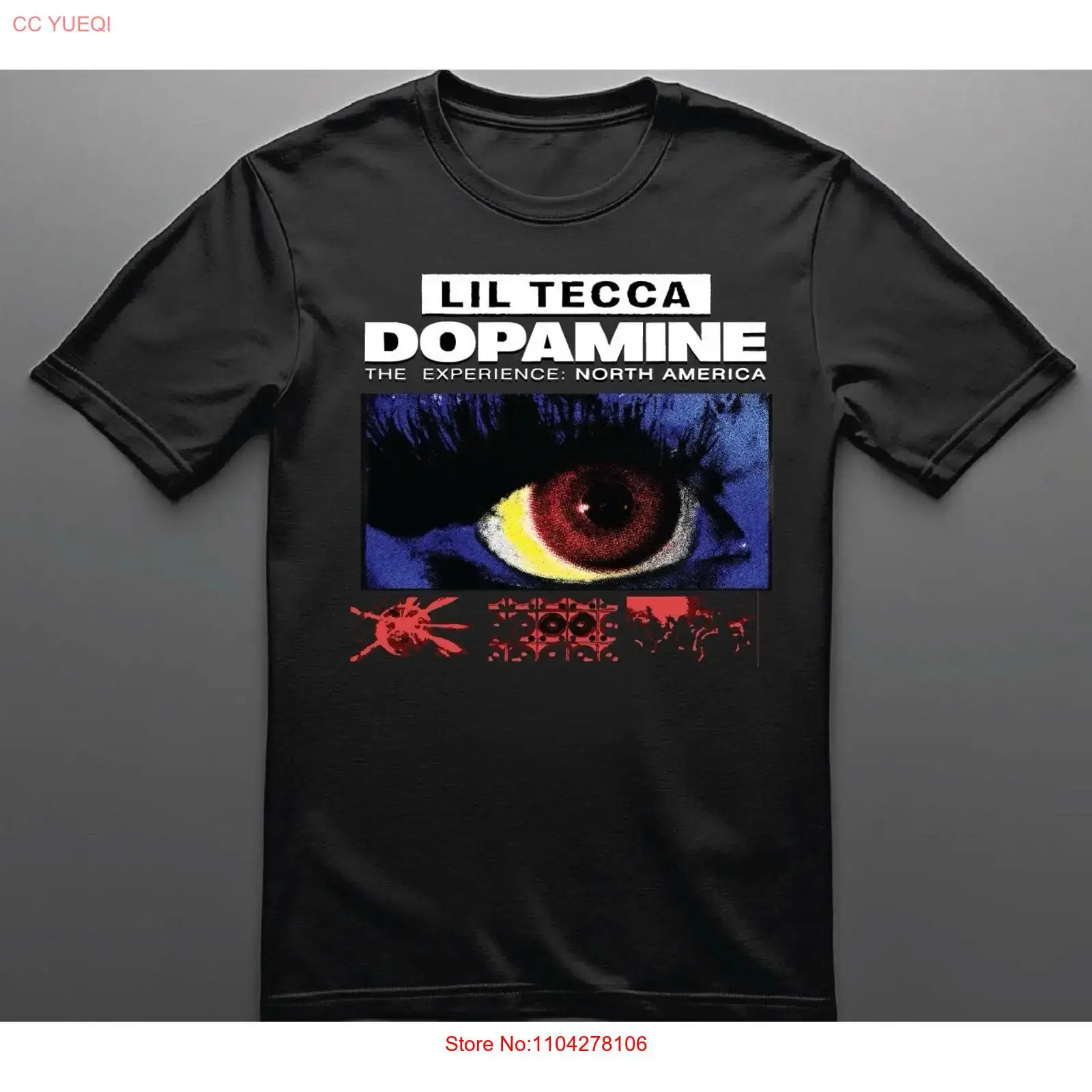 Camiseta Lil Tecca DOPAMINE Th - Vintage Fashion News reseña y precio