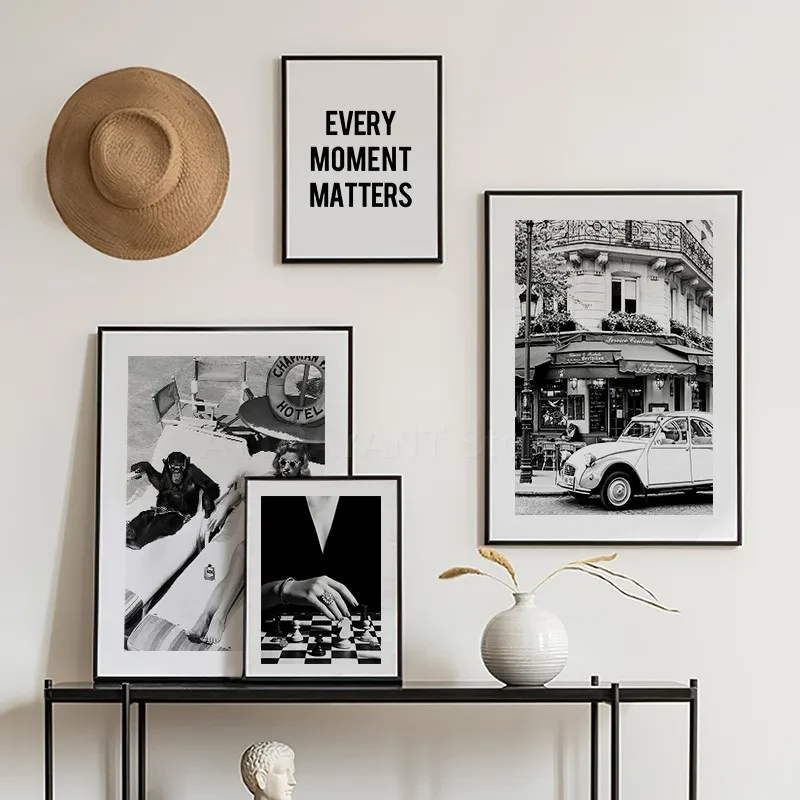 Cuadro sobre lienzo para pared - Vintage Fashion Prints For Wall reseña y precio