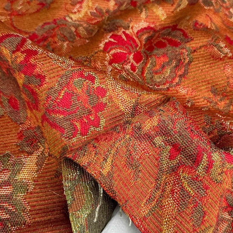 Tela Jacquard de hilo brillant - Vintage Fashion Boutique reseña y precio