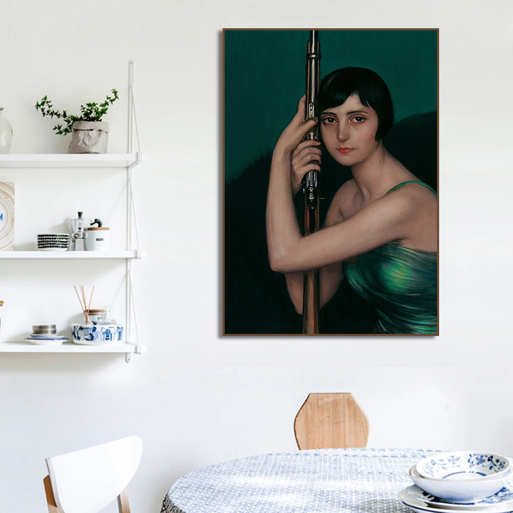 Póster de Retrato de Mujer del - Vintage Fashion Prints For Wall reseña y precio
