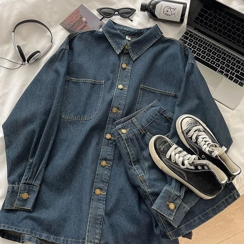 Conjunto de Falda Vaquera Y2K: - Vintage Fashion Pieces reseña y precio