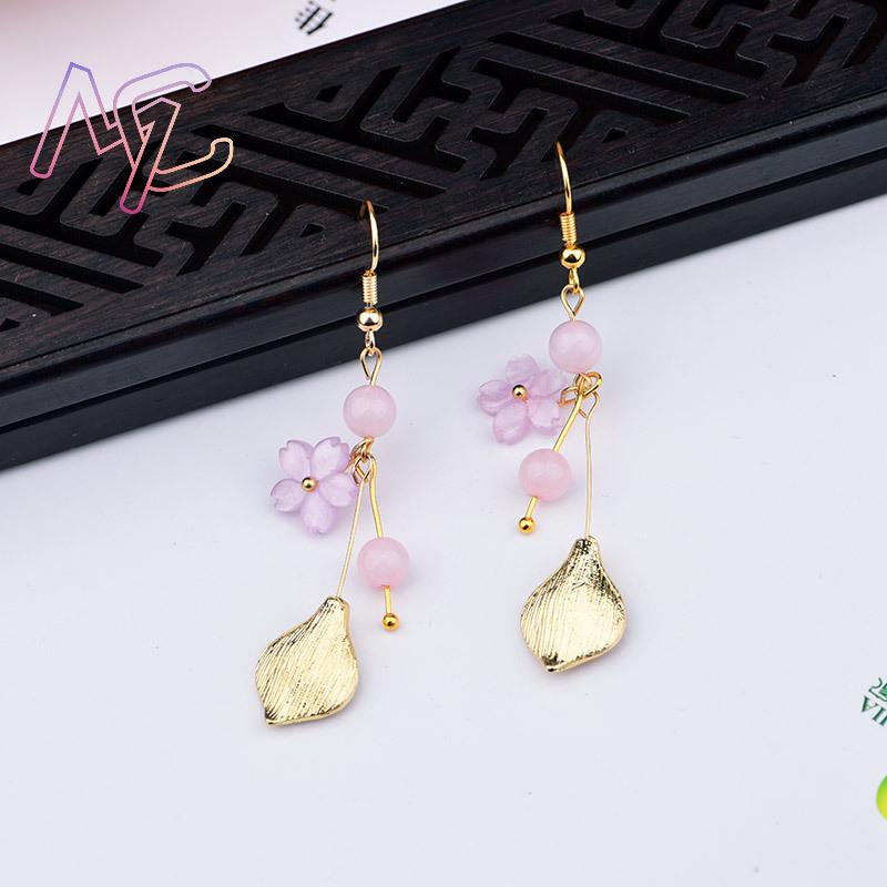 Pendientes de flores de Jade N - Vintage Fashion For Women reseña y precio