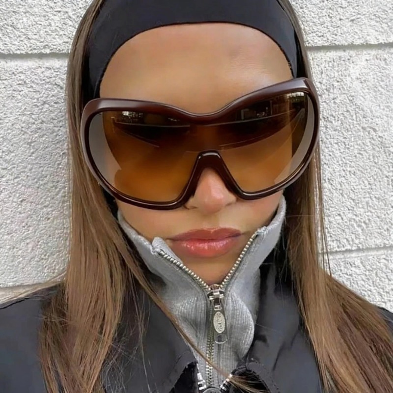 Gafas de sol Y2K de gran tamañ - Vintage Fashion Pieces reseña y precio