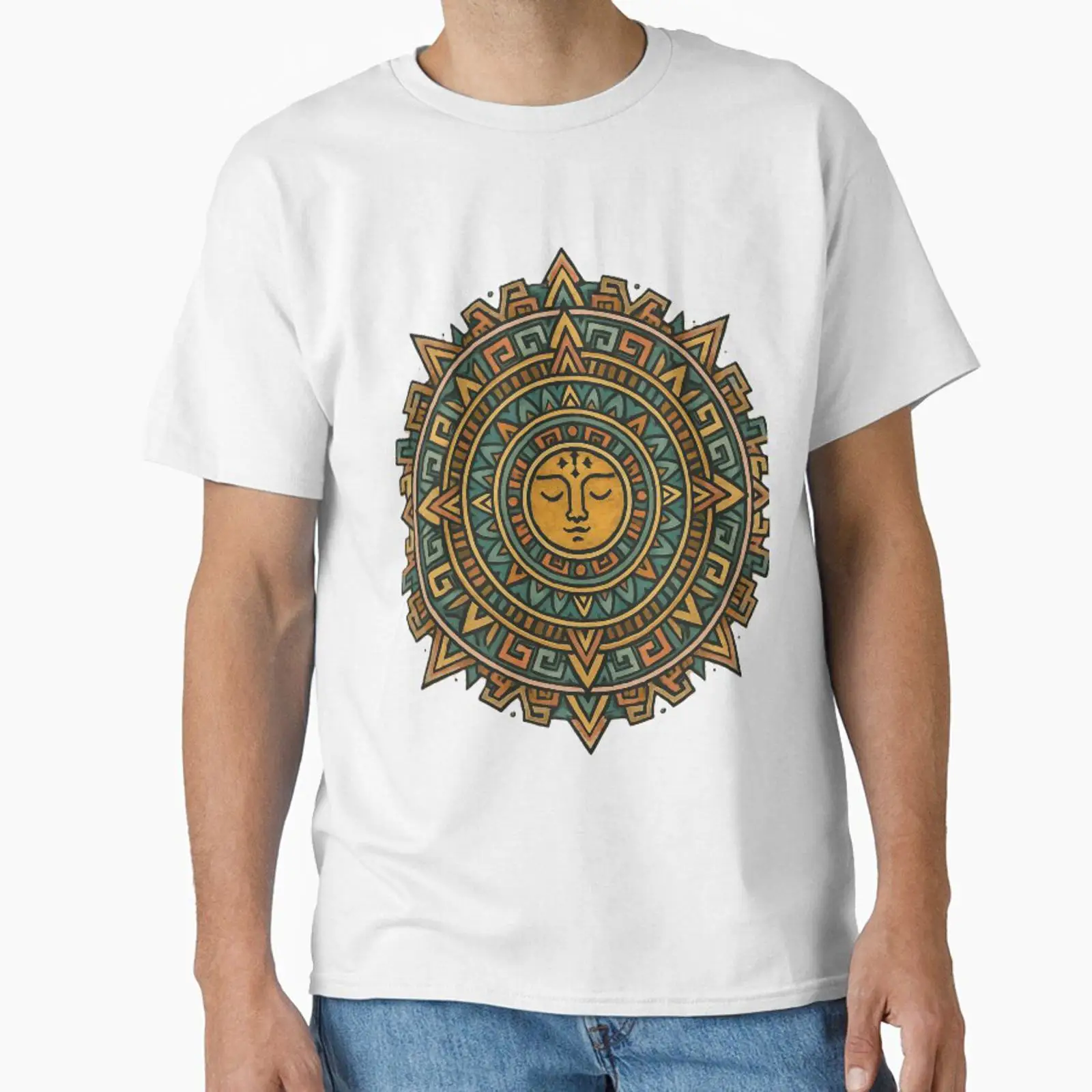 Aztec Sun Mandala diseñado y v - Vintage Fashion Uk reseña y precio