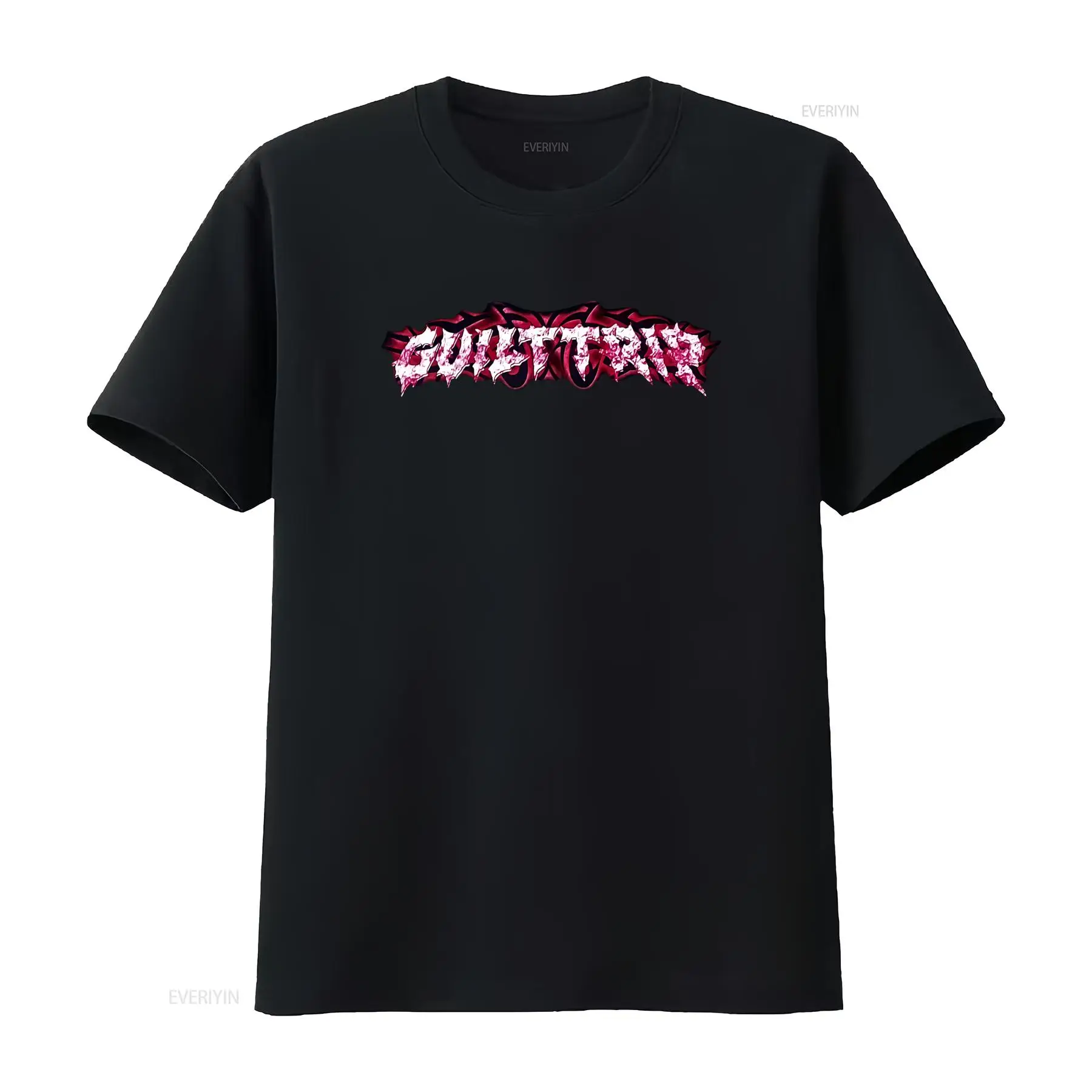 Camiseta Casual de Estilo Góti - Vintage Fashion Font reseña y precio