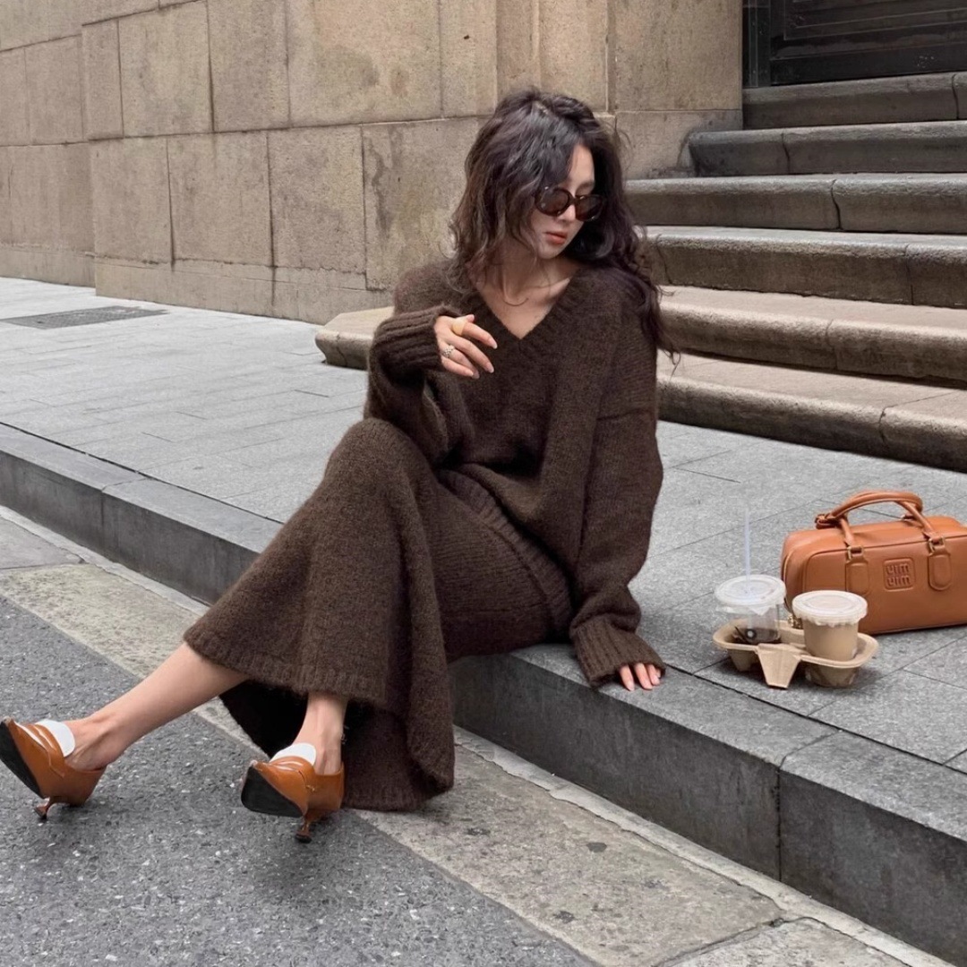 Conjunto de Suéter y Falda Tej - Vintage Fashion Pieces reseña y precio