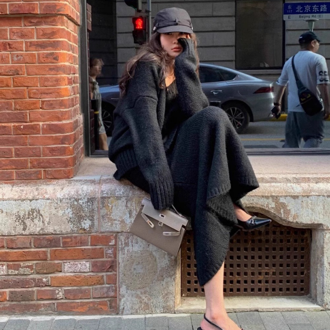 Conjunto de Suéter y Falda Tej - Vintage Fashion Pieces reseña y precio