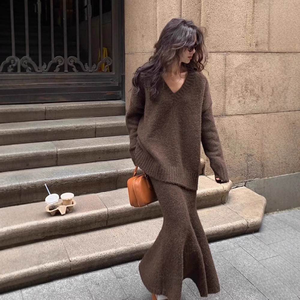 Conjunto de Suéter y Falda Tej - Vintage Fashion Pieces reseña y precio