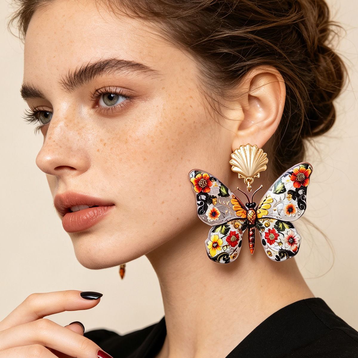 Pendientes Colgantes de Maripo - Vintage Fashion Illustrations reseña y precio
