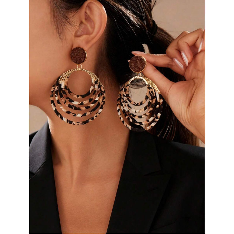 1 par de pendientes de lujo vi - Vintage Fashion Illustrations reseña y precio