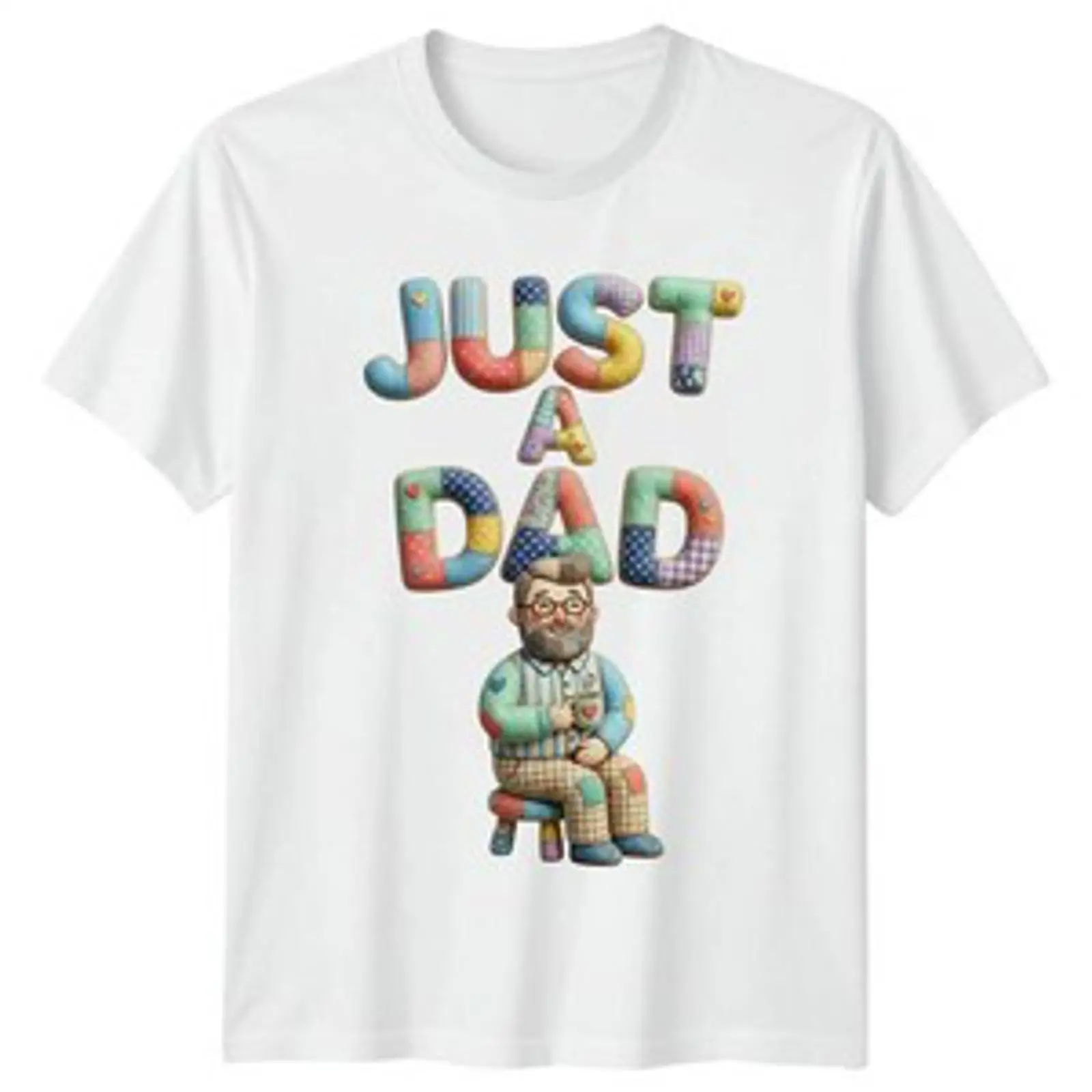 Camiseta Just A Dad para hombr - Vintage Fashion Herren reseña y precio
