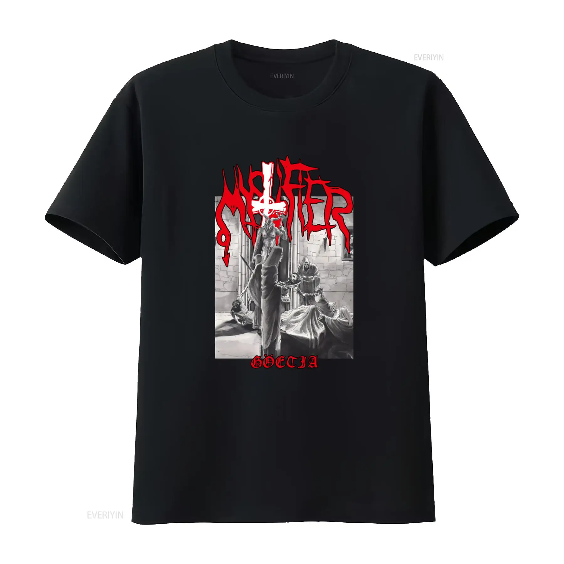 Camiseta de metal negra Mystif - Vintage Fashion Influencers reseña y precio
